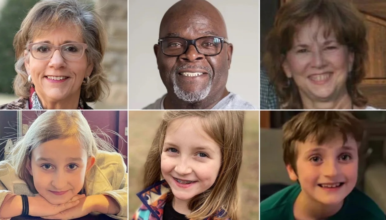 Headshots of six victims of Nashville school shooting