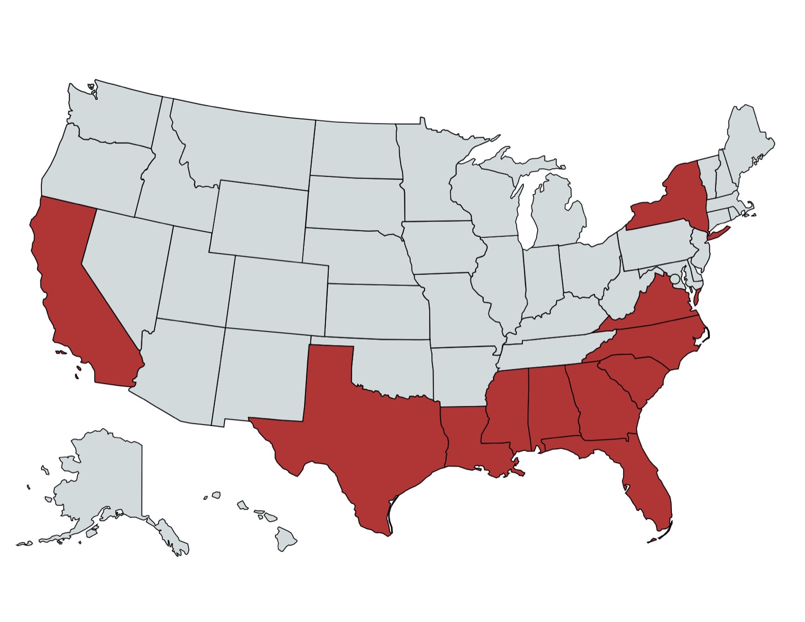 The states facing federal preclearance under proposed Voting Rights Act ...