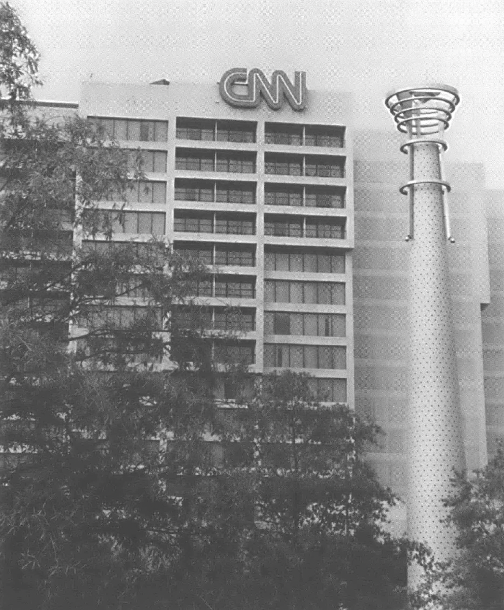 The CNN tower in Atlanta