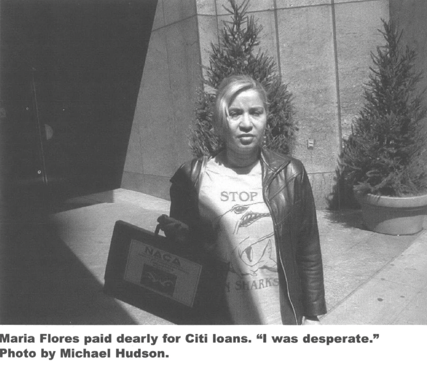 Maria Flores paid dearly for Citi loans.