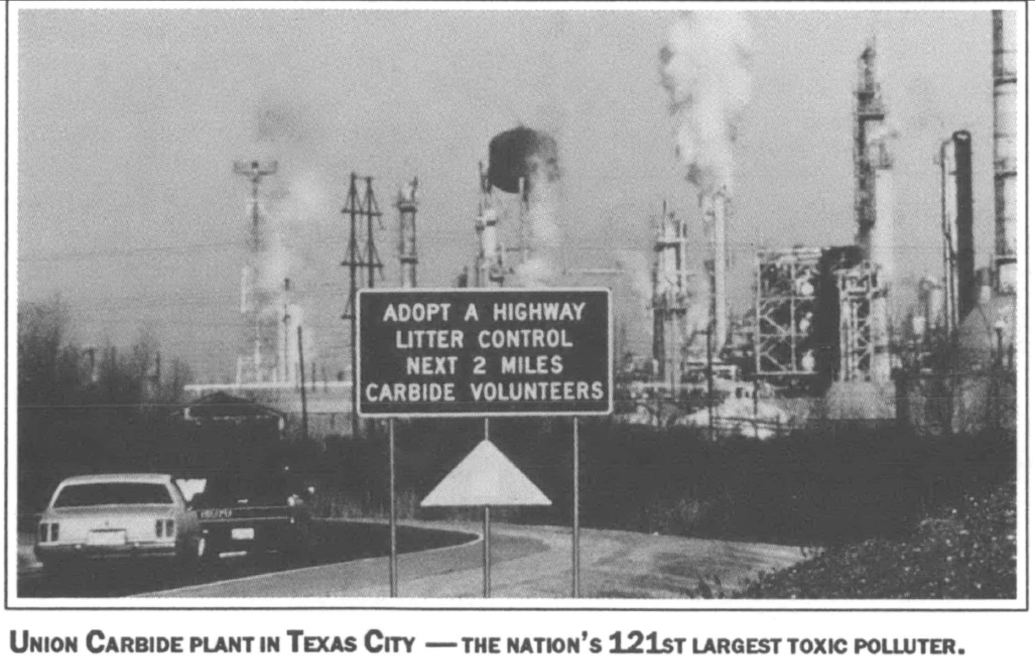 union carbide plant in Texas City
