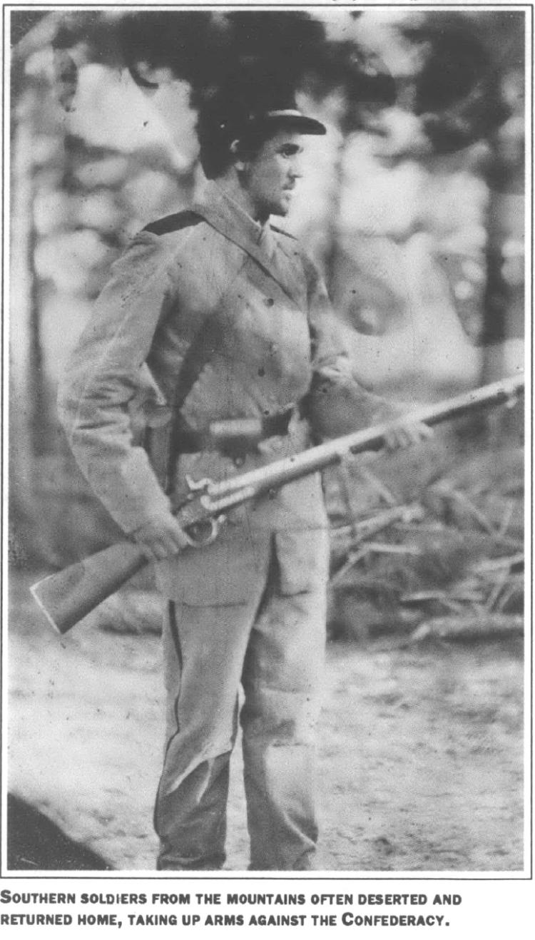 photograph of Southern soldier looking right