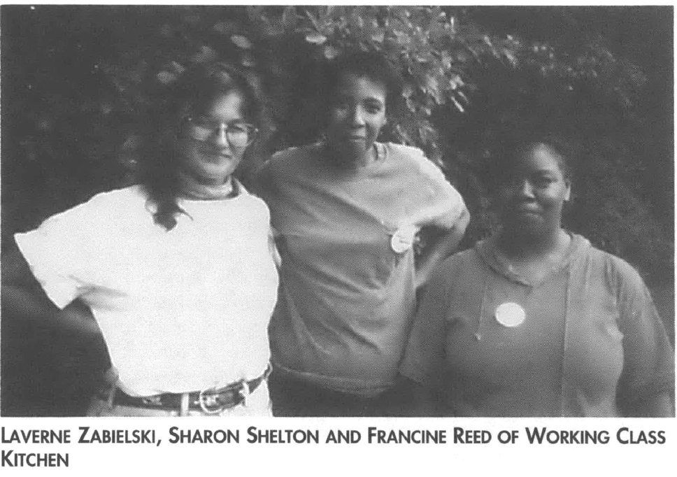 Laverne Zabielski, Sharon Shelton and Frances Reed of Working Class Kitchen