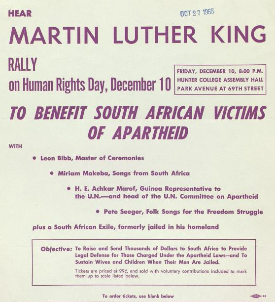 Newly Discovered 1964 MLK Speech on Civil Rights, Segregation, and  Apartheid South Africa