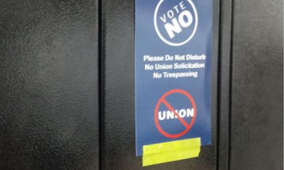 Vote No Button  Labor Relations Institute