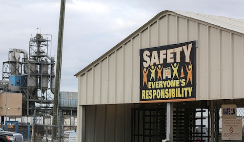 Photo of Chemours worksite near Fayetteville, North Carolina